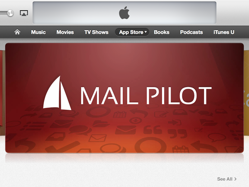 Mail Pilot featured in the App Store